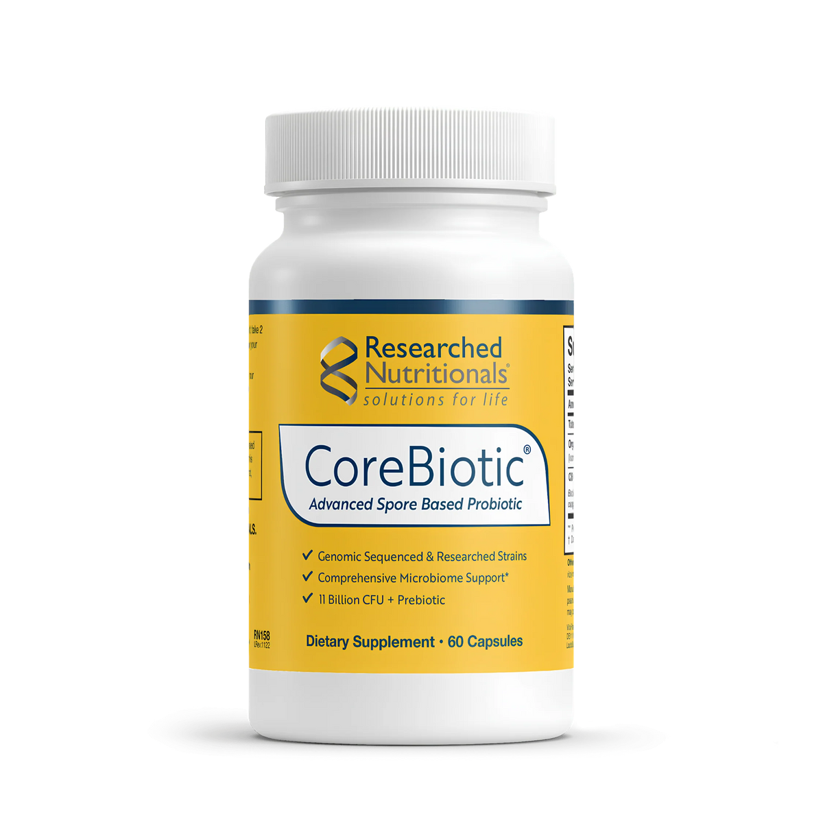 CoreBiotic by Researched Nutritionals (60 Capsules)