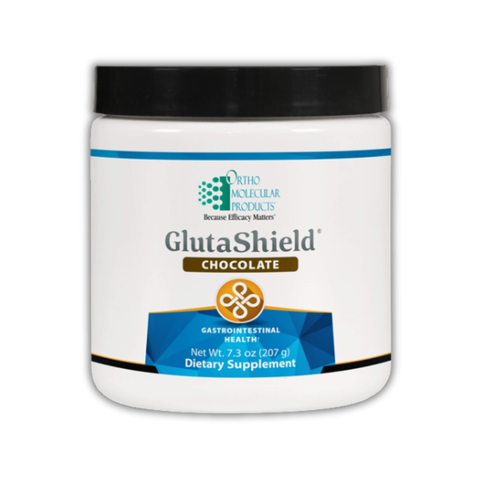 GlutaShield Chocolate  – 7.3 oz (30 Servings) by Ortho Molecular Products