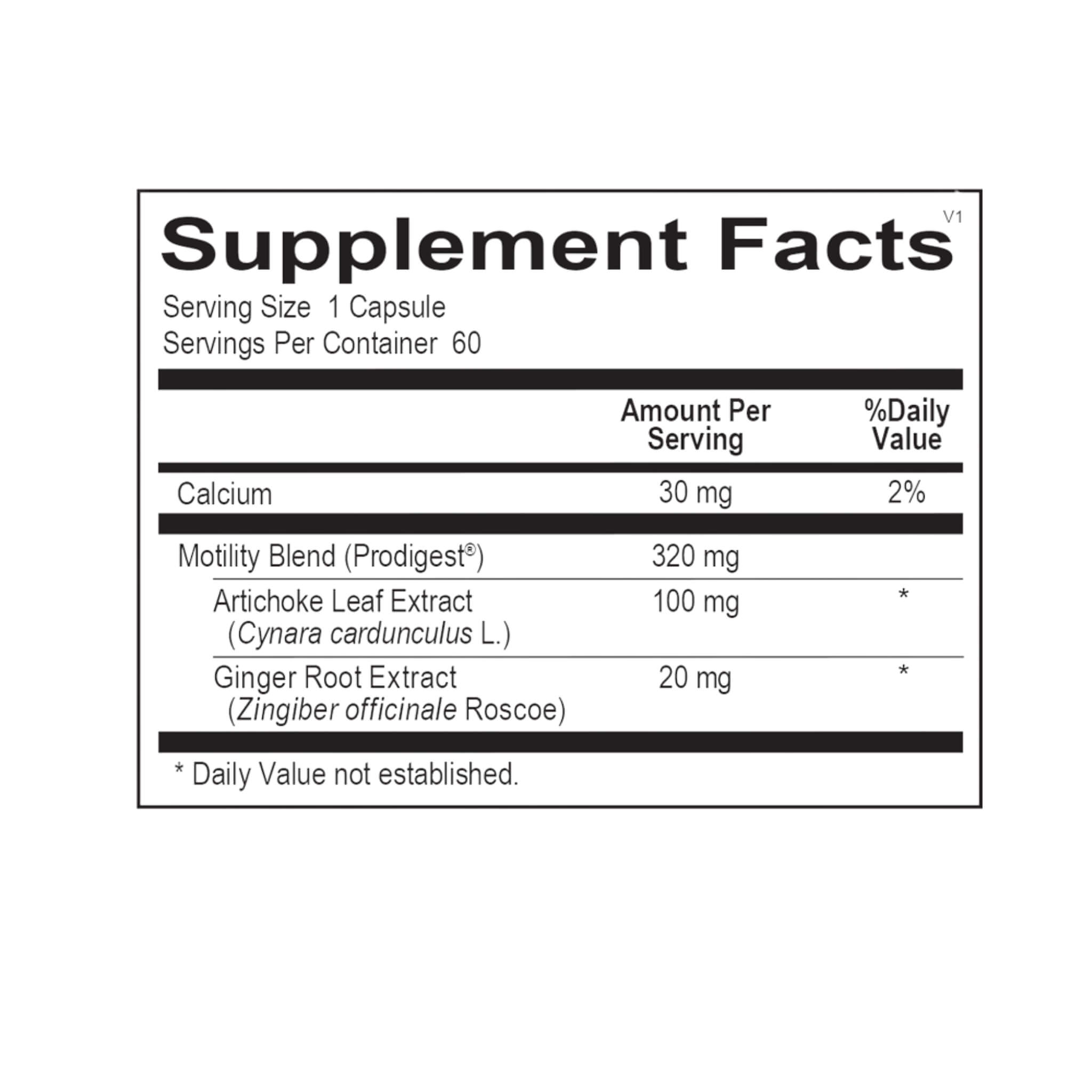 Motility PRO (60 Capsules) by Ortho Molecular Products