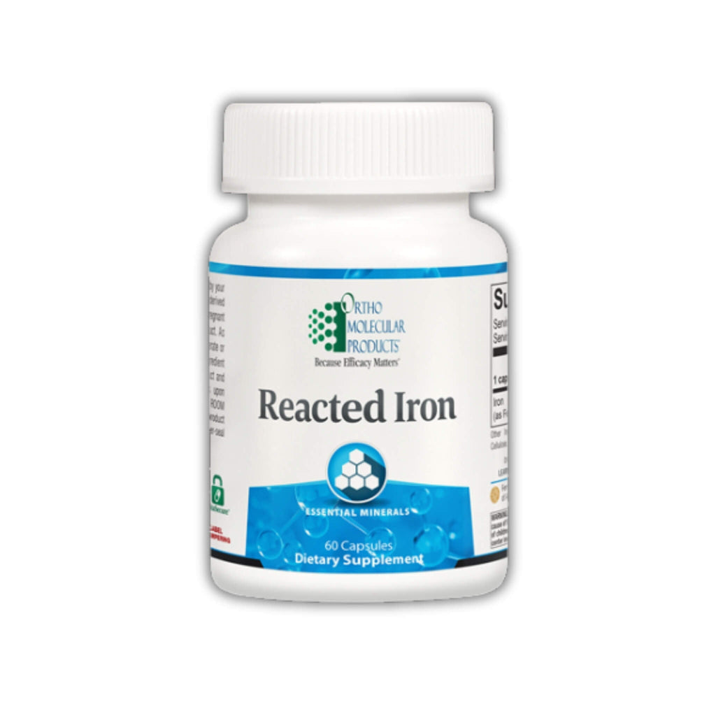 Reacted Iron (60 Capsules) by Ortho Molecular Products