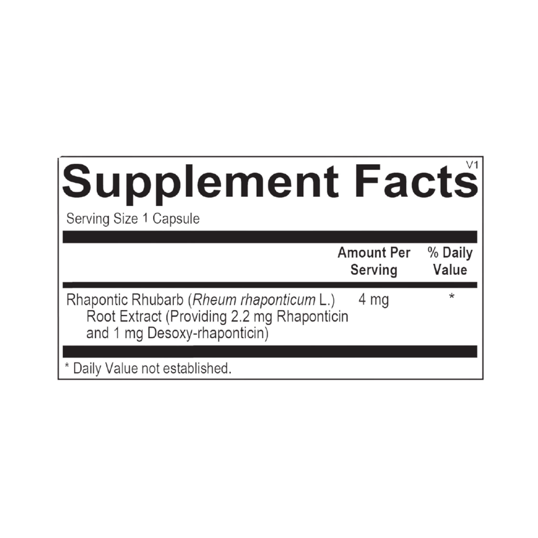 Rhubestryn – 30 Capsules by Ortho Molecular Products