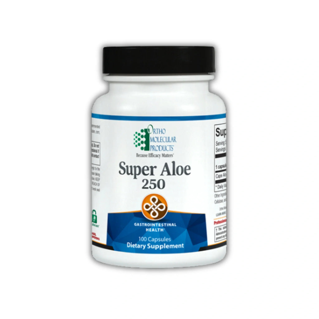 Super Aloe 250 - 100 Capsules by Ortho Molecular Products