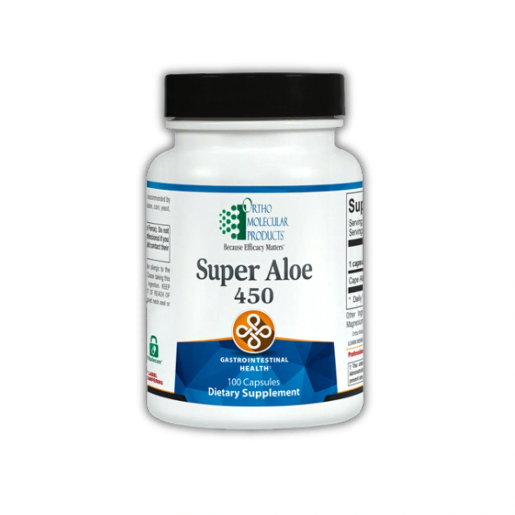 Super Aloe 450 - 100 Capsules by Ortho Molecular Products