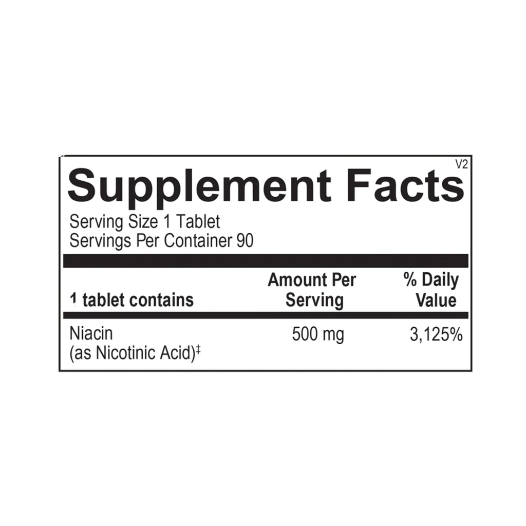Time Release Niacin – 90 Tablets by Ortho Molecular Products