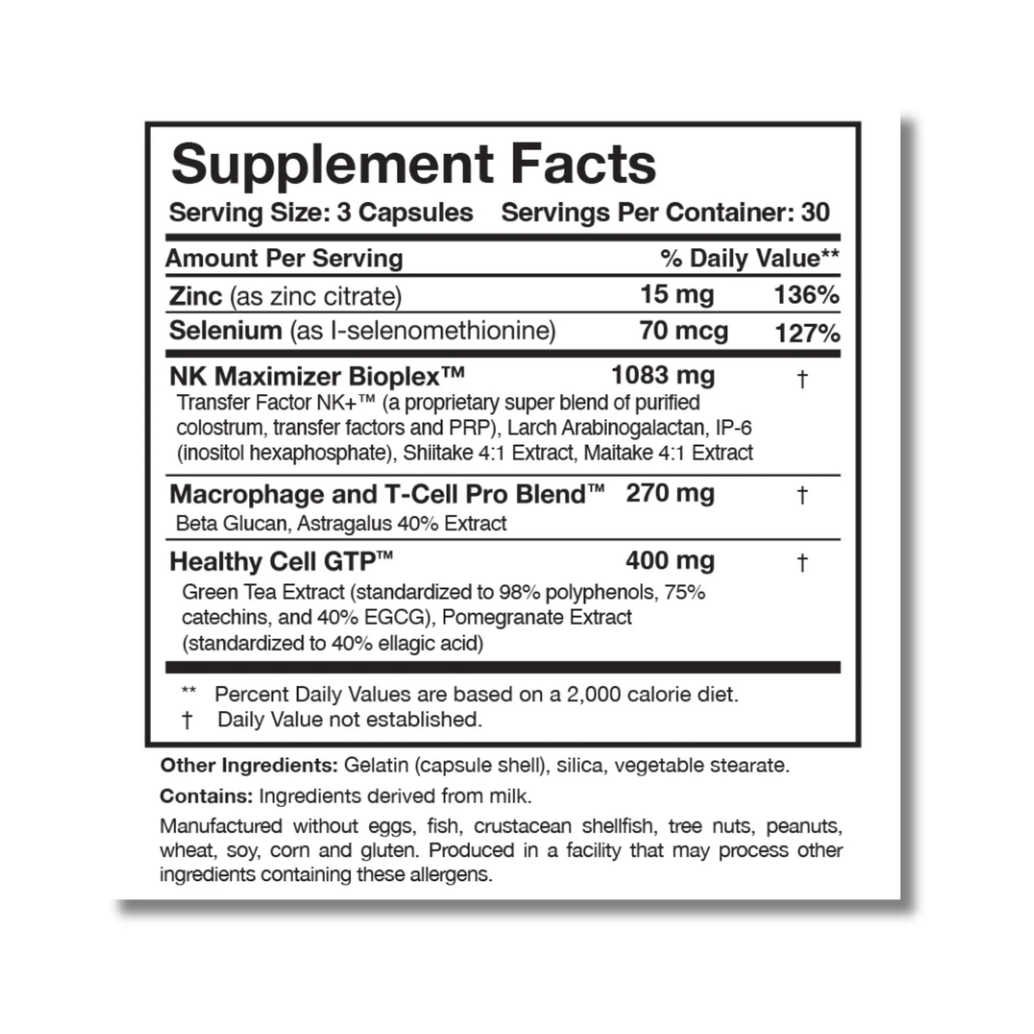 Transfer Factor Multi-Immune – 90 Capsules by Researched Nutritionals
