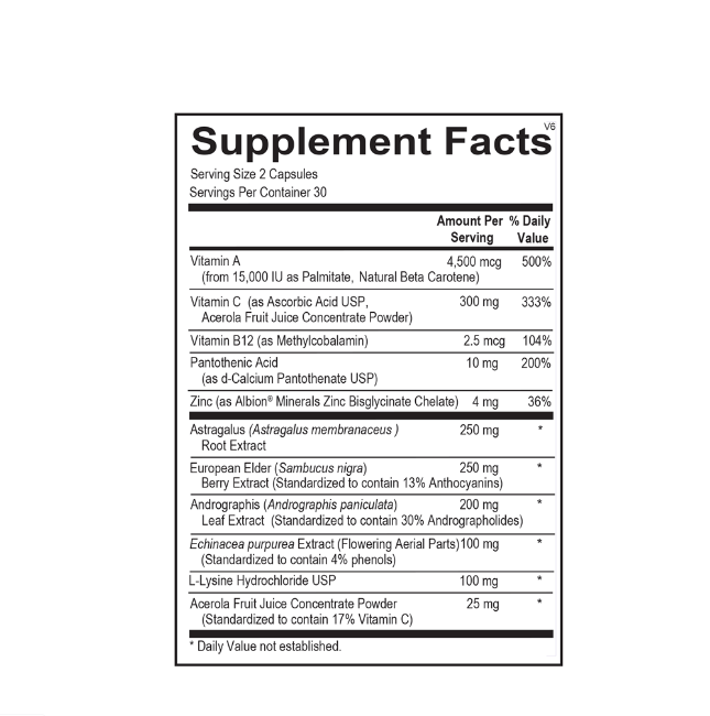 Viracid (60 Capsules) by Ortho Molecular Products